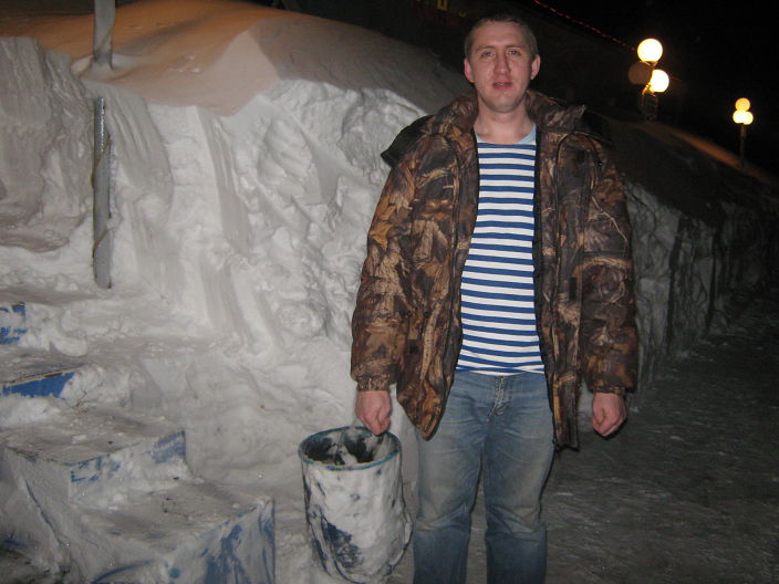 Я  в казахстане после бурана 2013 г.