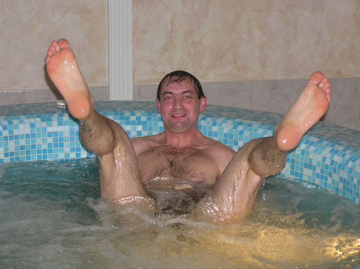 в сауне
