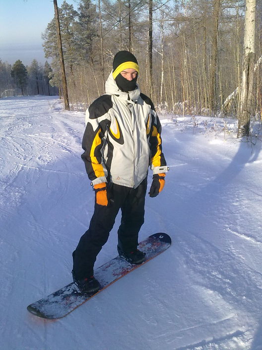 I love snowboarding
