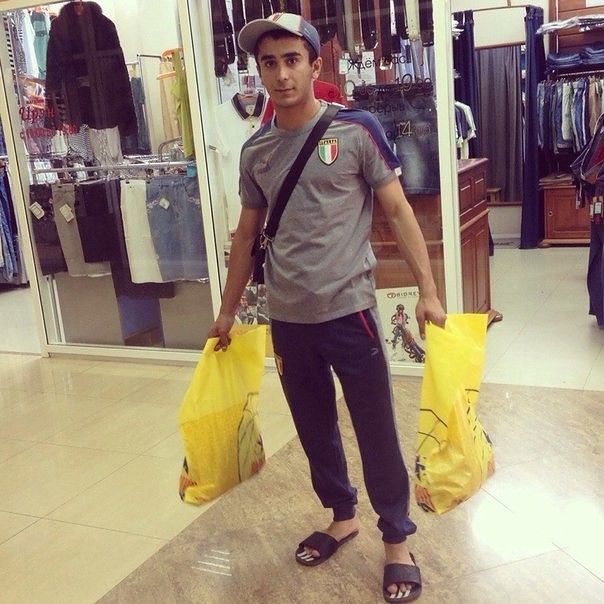 После покупки вещей