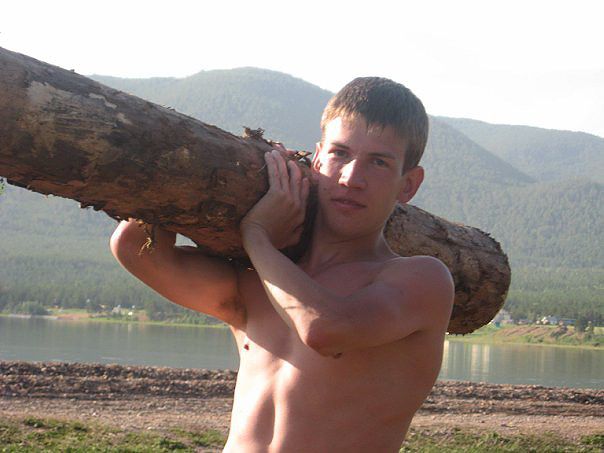 на природе