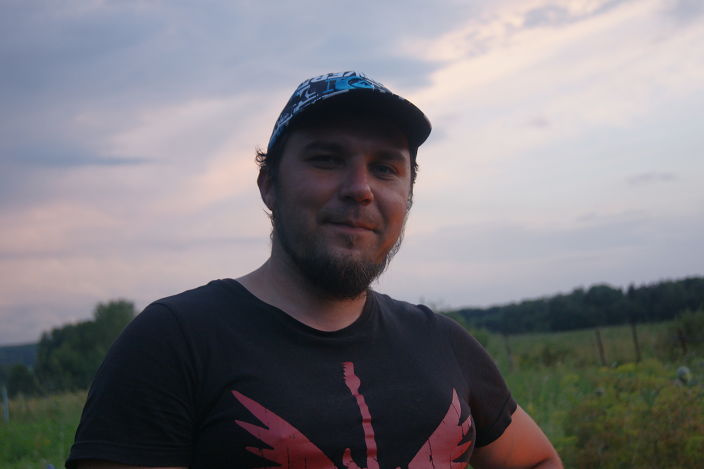 На природе