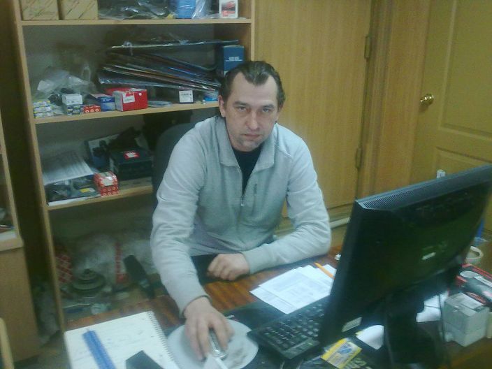 На работе