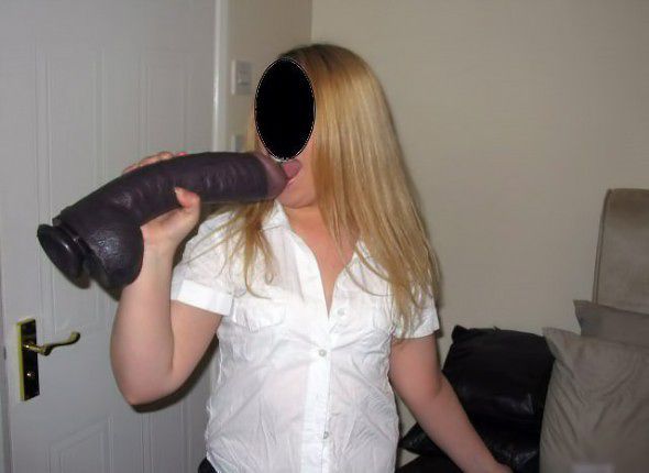 a friend with her giant dildo 2