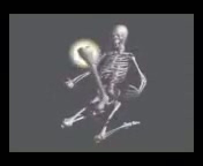 трах скилетов