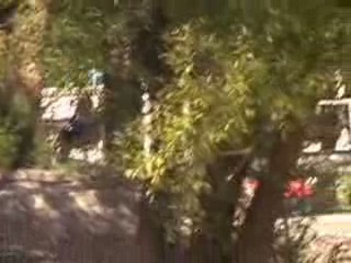 Busty wife masturbates to the scenery