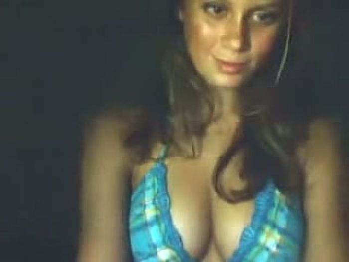 Sexy Teen With Nice Breasts Masturbates