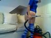 Brunette Uses A Vacuum Cleaner On Her Pussy